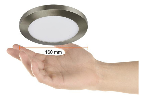 Lampara Led Empotrable 9 W Blanco Frio Ydled-15rd/9w/40s