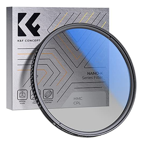 Filtro K&f Concept P/lente Vidrio Polarizado 62mm Circular