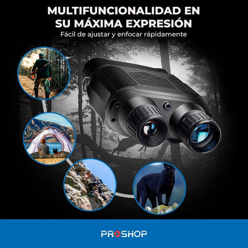 Binocular Vision Nocturna Largavista Prismatico Pantalla Lcd
