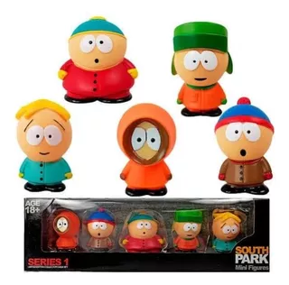 Set De Figuras De 5 South Park 2.5 Pulgadas