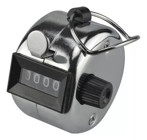  Contador de cuentos, contador de clicker H-102 de acero  inoxidable de grado profesional, hecho en Japón, de 4 dígitos, contador de  regazo, contador de tono, contador de personas multiusos, contador de 