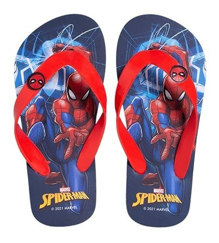 Ojotas Niño Spiderman Tiras Original Marvel®