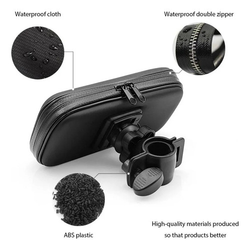 Soporte Telefono Bicicleta Moto Portacelular Funda Protector