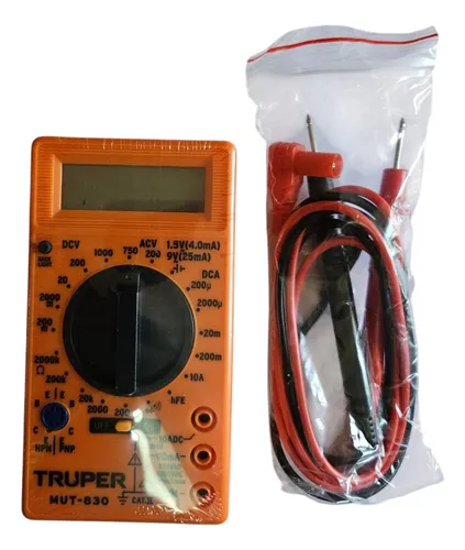 comprar Multimetro Digital Escolar Mut-830 \u002F\u002F Zimas Full