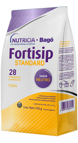 Fortisip Standard Nutricia Bago Sabor Neutro Pouch 700g