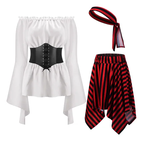 Blusas de piratas para mujer sale