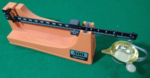 Balanza Lyman 500 Grains Scale Precisión Pólvora Usa