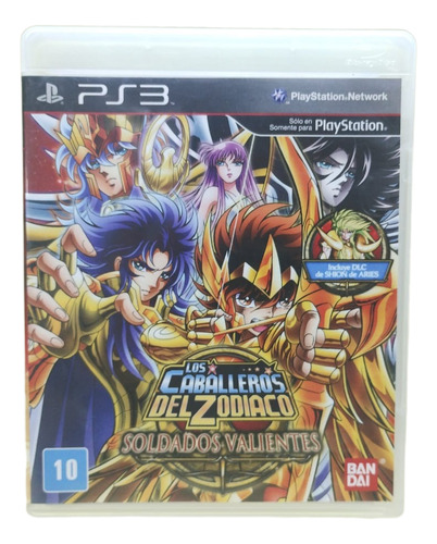Los Caballeros Del Zodiaco | Soldados Valientes Ps3 Original (Reacondicionado)
