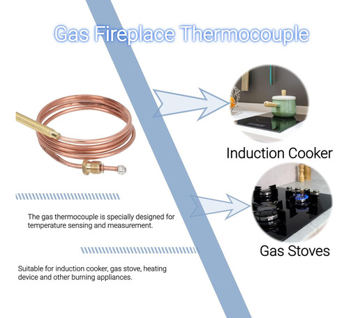 . Kit De Chimenea De Termopar Universal Para Estufa De Gas