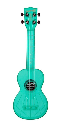 Ukulele Soprano Waterman By Kala Transparente Ka-swf-bl