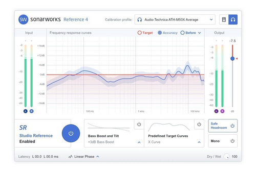 Sonarworks Reference 4 Headphone Software Calibración Cuotas