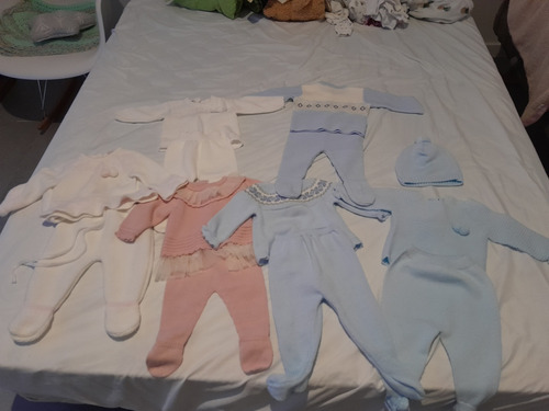 Lote De Ropa De Hilo Para Bebe De 0-3 Meses Nena Y Nene