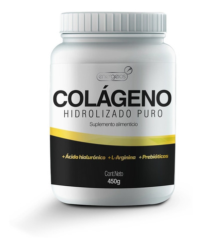 Colágeno Hidrolizado Energeios Suplemento En Polvo 450g 