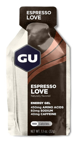 Gu Energy Gel 32grs Pack 12 Unidades Sabor Espresso Love