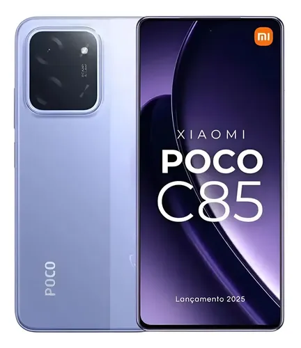 Smartphone Poco C85 4g 8gb 256gb Nfc 120hz 6000mah Bluetooph Lilá...