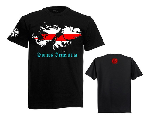 Remera River Plate Malvinas - Somos Argentina - Algodón 100%