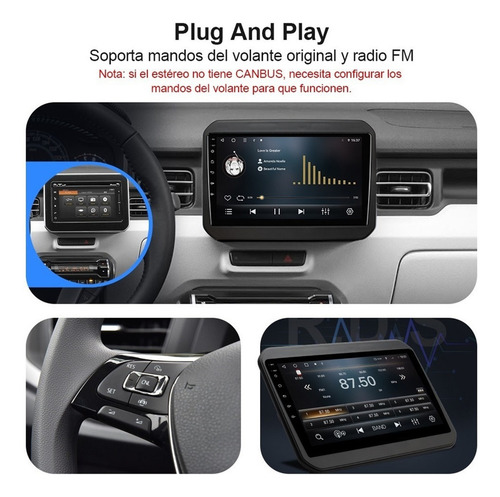 Estéreo Cámara For Suzuki Ignis 2017-2020 Frente Gps Fm