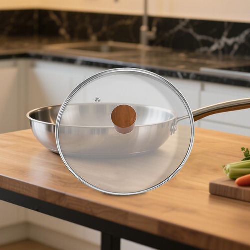 Tapa Universal Para Ollas De 8,66 Pulgadas, Transparente,