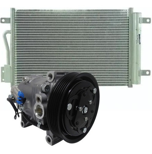 Kit Compressor + Condensador Fiat Fire Palio 1.0 1.4 09/17