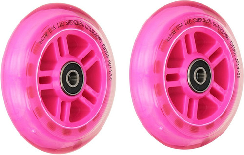Imagen 6 de 7 de Ruedas Para Patín Del Diablo Razor Scooter Varios Colores