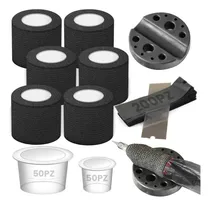 Comprar 6 Cintas Colores Cubre Grip Maquina Adherente Tatto Tatuaje