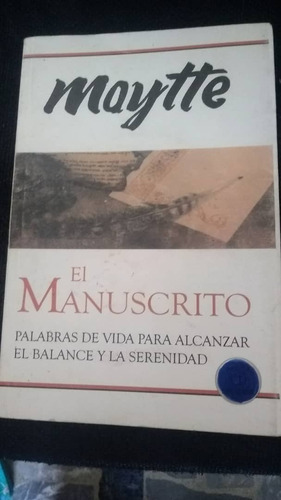 Libro En Fisico El Manuscrito Por Maytte 