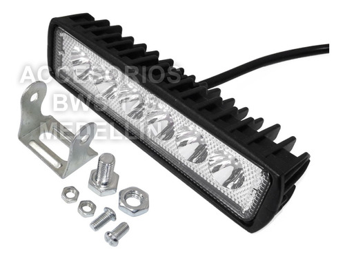 Exploradora Lineal Sencilla 1800 Lumens 6 Leds Moto/carro