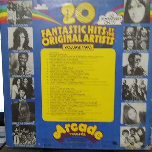 Lp 20 Fantastic Hits By The Original Artists Volume Two (Usado)