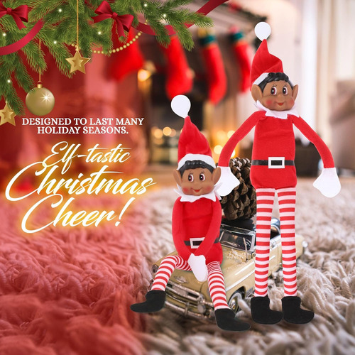 Peluche De Elfo Navideño Que Se Comporta Mal, Muñeca Larga Y
