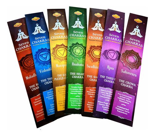 Incienso Natural 7 Chakras - Sac