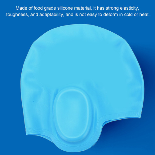 Gorros De Natación Elásticos 3d Casquillo De Silicona Imperm