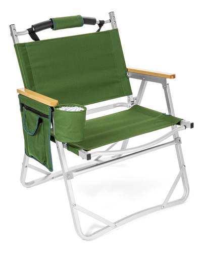 Homevative Silla Ligera Para Acampar Y Eventos, Verde Oliva