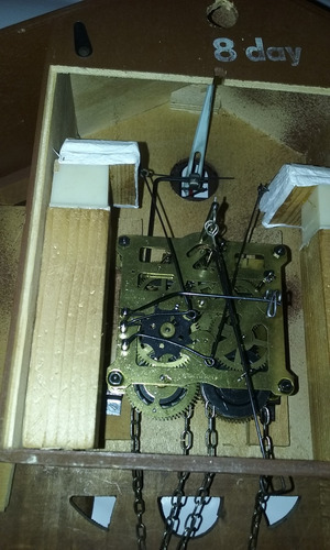 Reloj Cu-cu El Cazador 8 Dias Ciervo Aleman