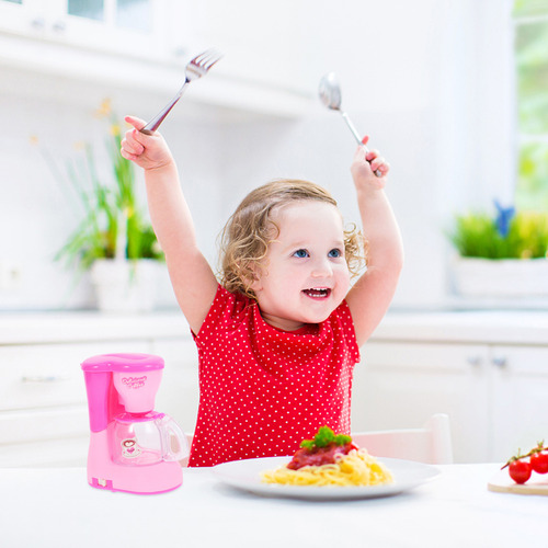 Cafetera De Simulación, Accesorios De Cocina Para Niños Y Ni