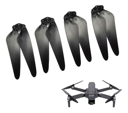 Imagen 5 de 7 de 4pcs Hélice Para Sjrc F11 4k Pro Rc Drone