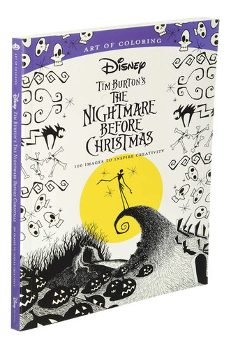 Disney Extraño Mundo De Jack Colorear Arte Libro Tim Burton