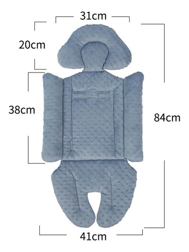 Cojín Para Cochecito De Bebé, Colchón Universal Cálido