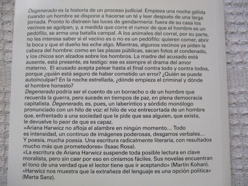 Imagen 5 de 5 de Ariana Harwicz - Degenerado
