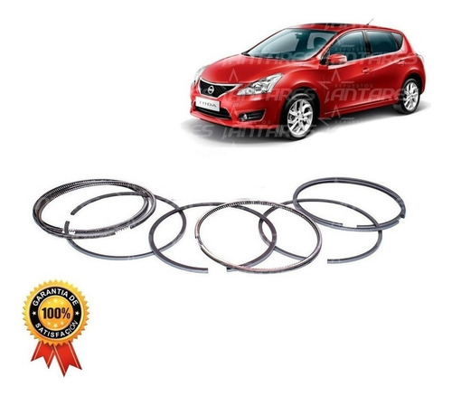 Juego Kit Anillos Std Nissan Tiida Versa 1.6 2006 2014 Japon