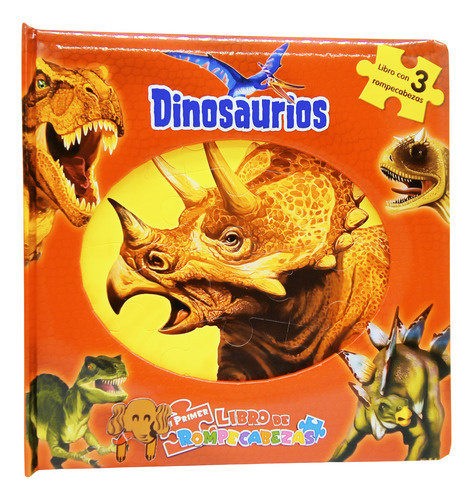 Mi Primer Libro De Rompecabezas Dinosaurios /3 Rompecabezas