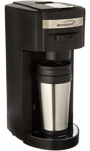 Brentwood Appliances Ts-114 Cafetera Negra De Una Sola Porc