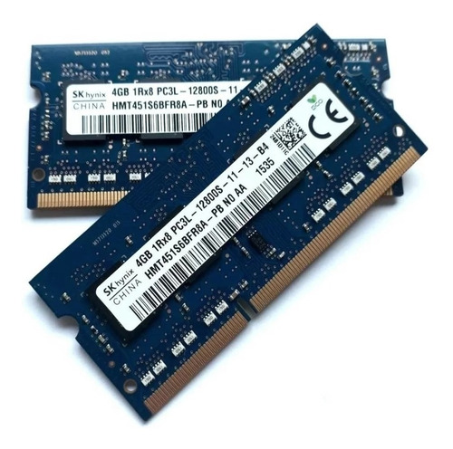 Memoria Notebook Ddr3 Sk Hynix 4gb 1rx8 Pc3l 12800s 