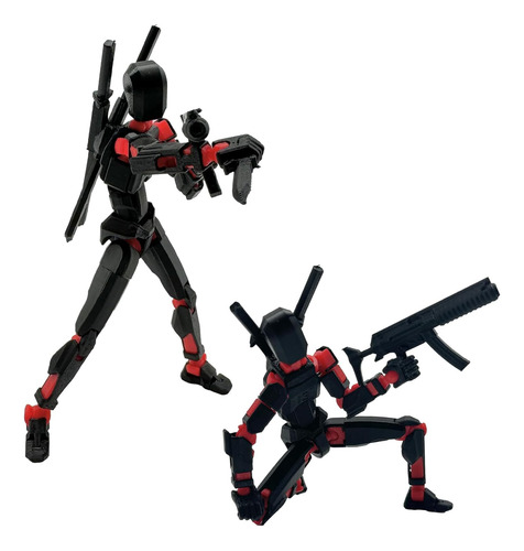 (ensamblaje Completado) Figura Impresa En 3d Dummy13 De 5,54