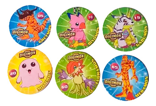 Tazo De Digimon - Año 2000 Panini