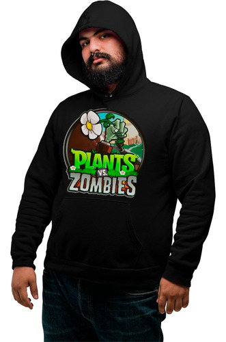 Sudadera Panda 2xl De Juego Movil Plantas Vs Zombies