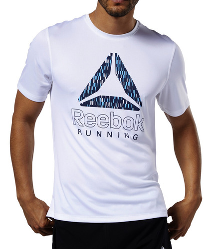 Remera Reebok Running Graphic Hombre Bl