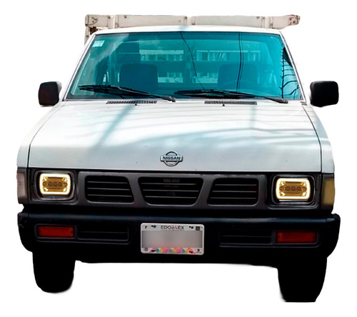 Faros Led Arillo Luminoso Gel Ambar Y Blanco Nissan Pick Up