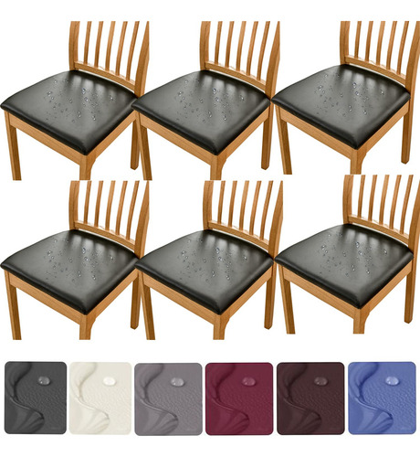 Hfcnmy Fundas De Asiento Para Sillas De Comedor, Paquete De 