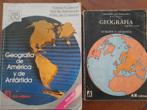 Geografía Az 2 Libros Europa Oceanía América Antártida 