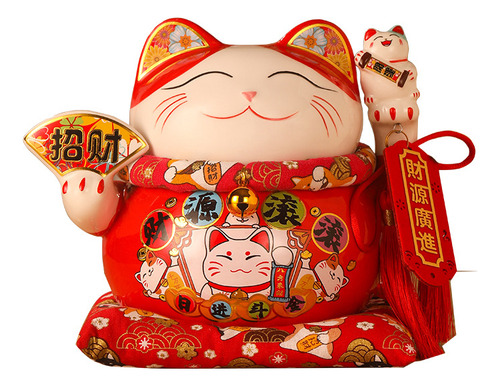 Gato Zhong Kui De 7 Pulgadas, Dinero Grande De Maneki Neko L